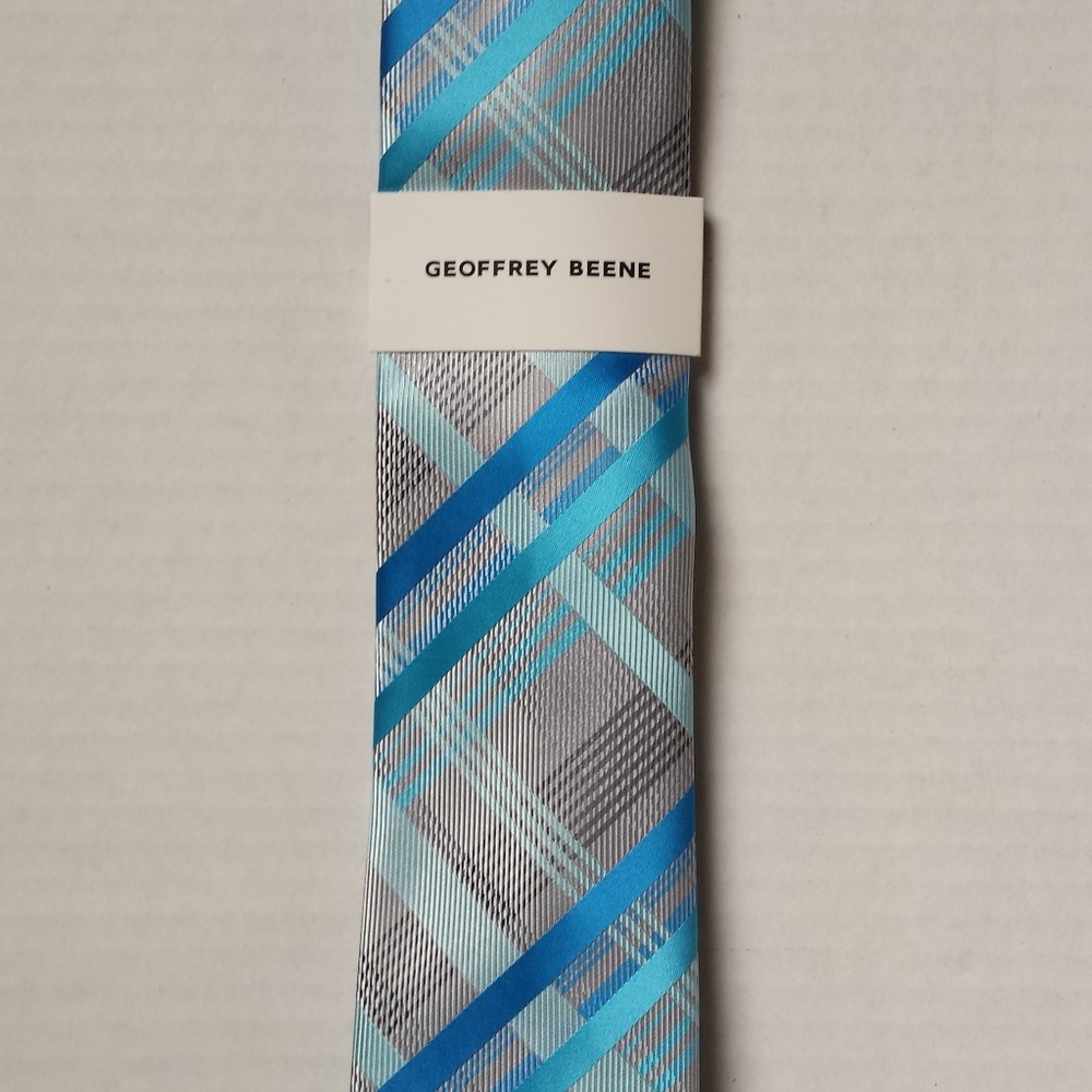 Geoffrey Beene® Men's Sunshine Plaid Tie NEW
